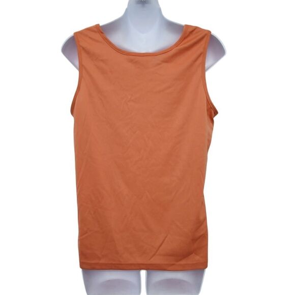 2/$20 Tradition Orange Tank Top Size: M Made In Canada - Picture 5 of 7